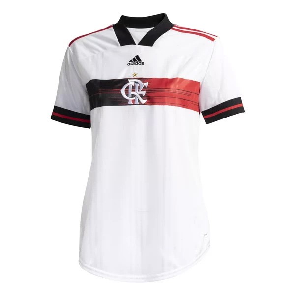 Tailandia Camiseta Flamengo Replica Segunda Ropa Mujer 2020/21 Blanco